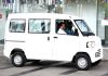 Presiden Jokowi Mencoba mobil listrik Mitsubishi Minicab MiEV Di GIIAS
